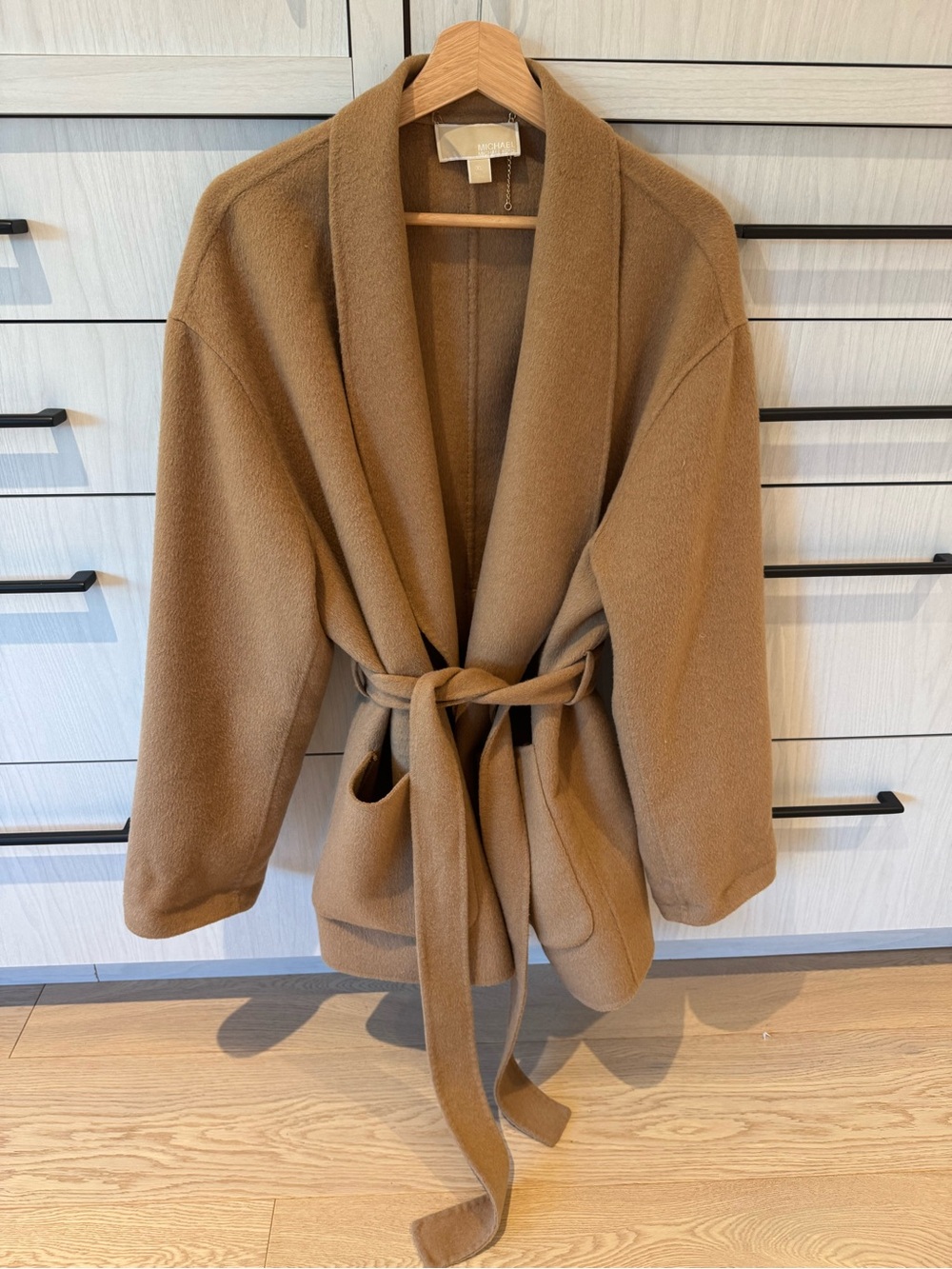 Michael Kors Camel Belted Trench Coat